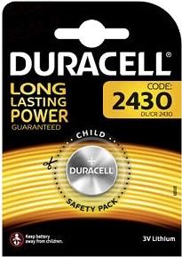 DURACELL Batteria Duracell a bottone CR2430 2 V litio